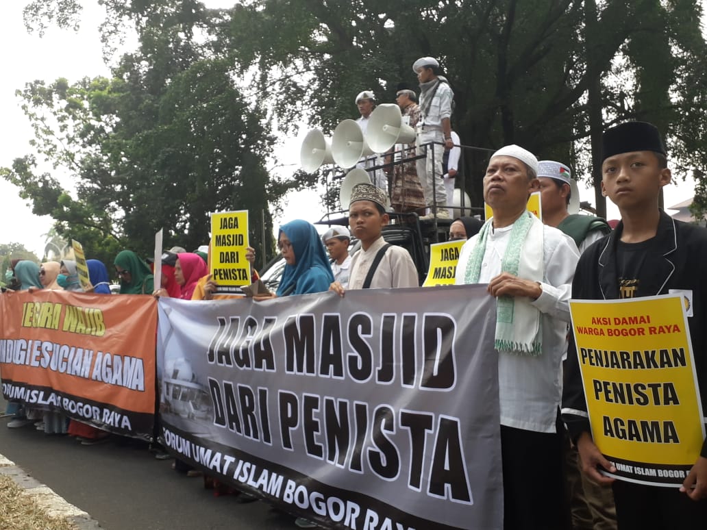 Umat Islam Bogor Gelar Aksi Bela Masjid